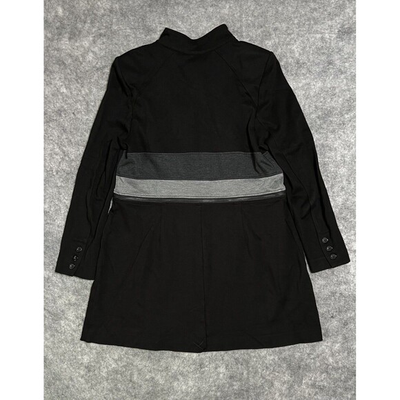 Cabi Love Carol Collection Coat Jacket Women's L Convertible Black Colorblock - Picture 4 of 17